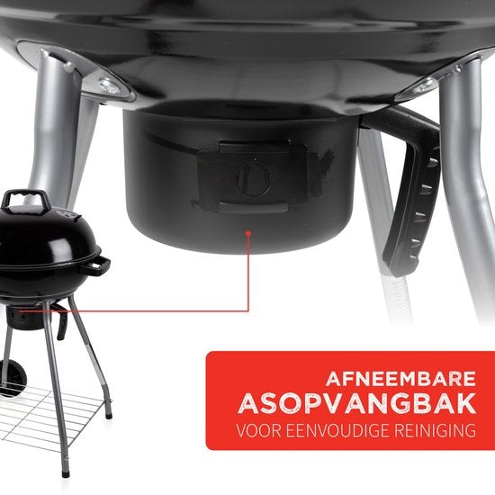 BBQ Collection Barbecue mit Deckel - BBQ Holzkohle mit Ascheauffang - Barbeque Grill - Ã˜ 45 cm