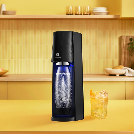 Sodastream Sprudelwassermaschine E-Terra Schwarz