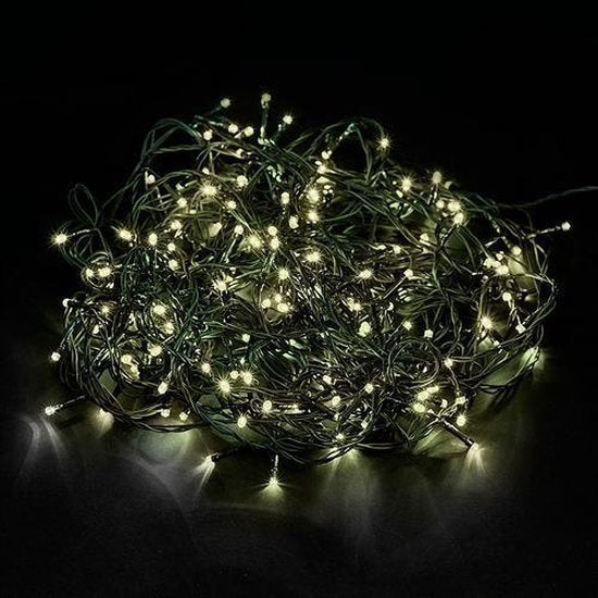 Nampook Weihnachtsbaumbeleuchtung - 18 Meter - 240 warmweiße LEDs - Außenbereich