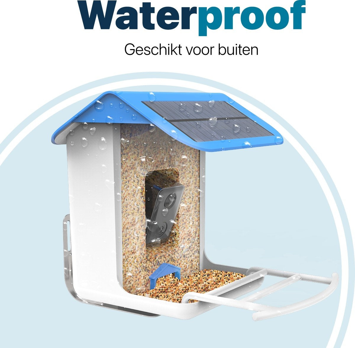 BOME - Vogelfutterhaus - Kamera und Audio - AI-Vogelerkennung - Vogelfutterhaus aufhängen - Vogelfutter