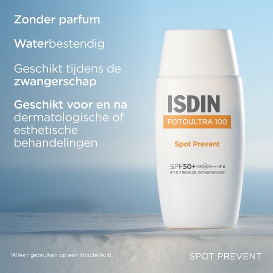 ISDIN – Fotoultra Spot Prevent – LSF 50+ – 50 ml – Beugt Hautflecken vor