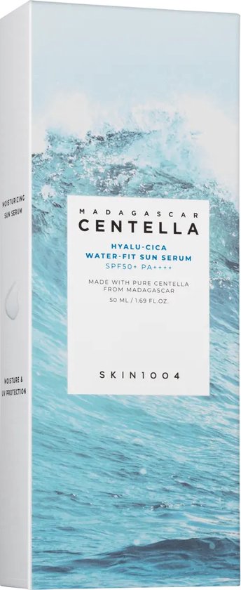 SKIN1004 Madagaskar Centella Hyalu-Cica Water-Fit Sun Serum SPF 50+ PA++++ 50ml Sonnenbrand - Korean Skin Care