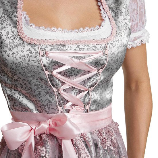 Dressforfun Mini-Dirndl Sonthofen Modell 2 XXL - Faschingskostüm Kostüm Halloween Kostüm Fasching Kostüm Karneval Party Kostüm - 304664