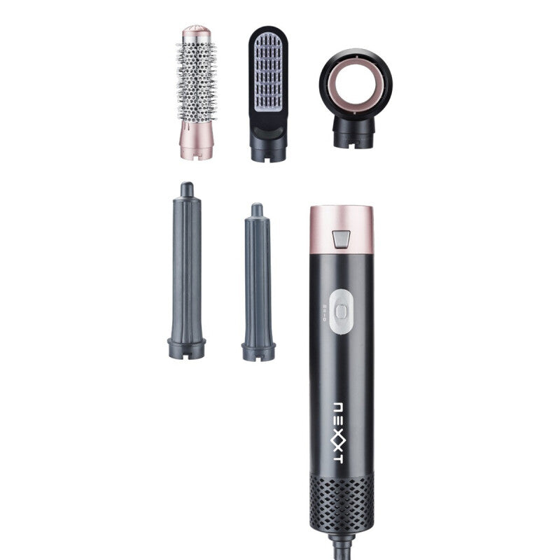 Nexxt Airstyler 5-in-1 – Föhnbürste – Drehkabel – Roségold