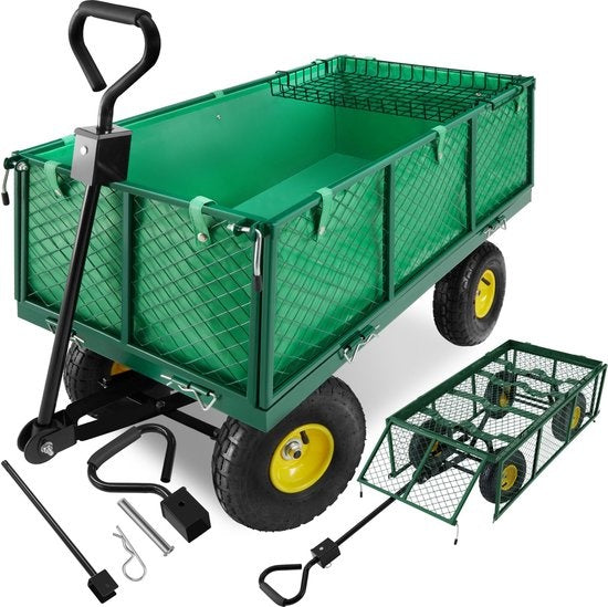 tectake - XXL Shedding-Wagen Gartenwagen Transportwagen - 401418