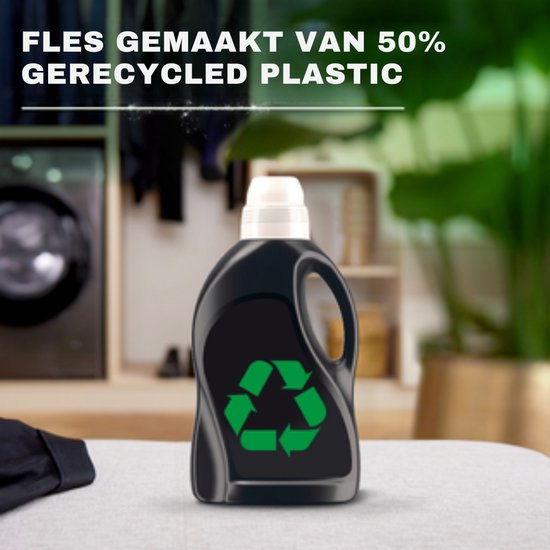 Fleuril Black – Flüssigwaschmittel – Dunkle und schwarze Wäsche – 54 Waschgänge – Großpackung