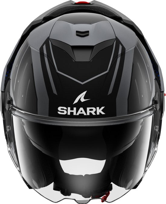 Shark Oxo Systemhelm Motorradhelm Rydger matt anthrazit blau schwarz - Größe XXL