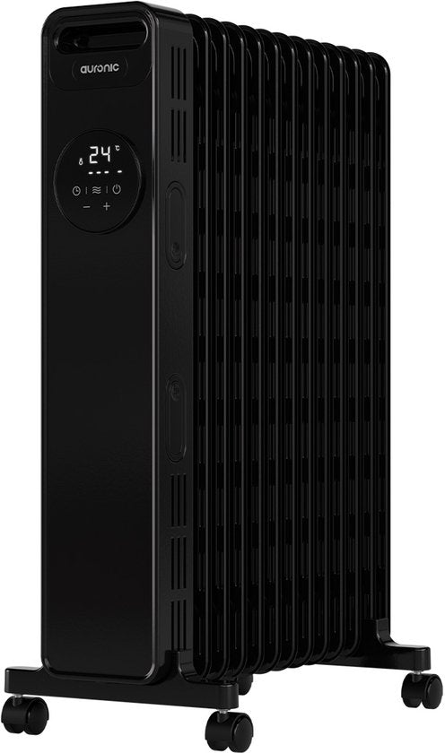 Auronic Ölradiator - Elektrischer Heizkörper - 2500W Heizkörper - Schwarz
