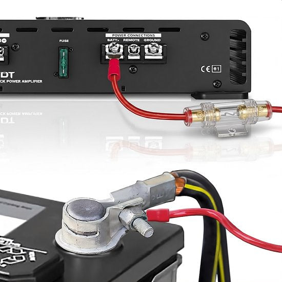 Subwoofer-Kabelsatz – Kompletter Audio-Kabelsatz – Geeignet für Auto-Soundsysteme – Skoov