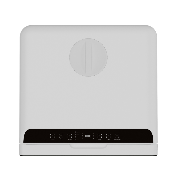 ELEGO Mini-Geschirrspüler, freistehend – Weiß – 45 x 44 x 45,8 cm – 4 Programme, Timer