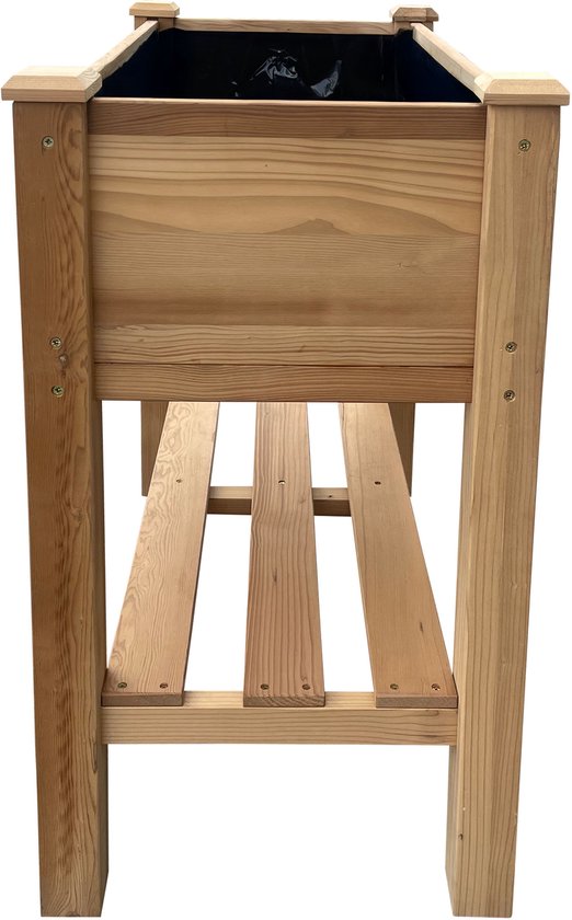 AXI Ari Hochbeet – Blumenkästen für den Außenbereich – Rechteckig – Hemlock-Holz – 100 % FSC-zertifiziertes Holz – 86,5 x 46 x 85 cm – Hochbeet für den Gemüsegarten – Pflanzkübel für Garten und Balkon