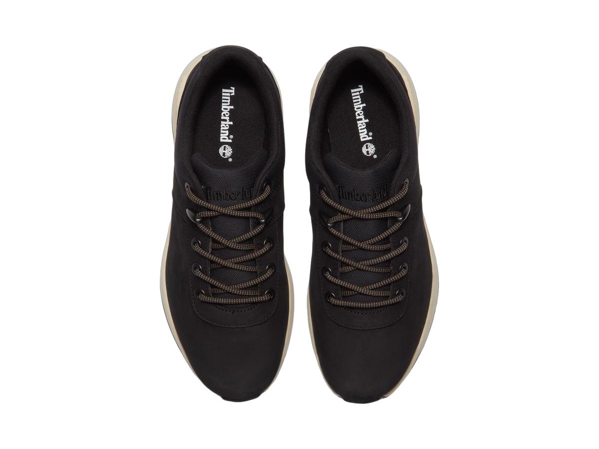 Timberland Sprint Low Schnürsneaker – Schwarz, Nubuk – Größe 45,0