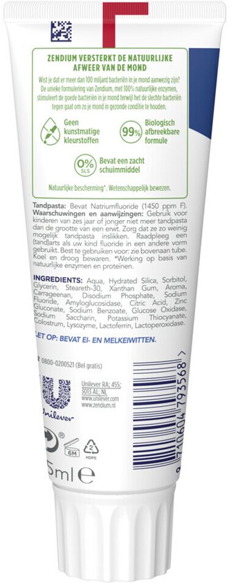 Zendium Klassische Zahnpasta 75 ml
