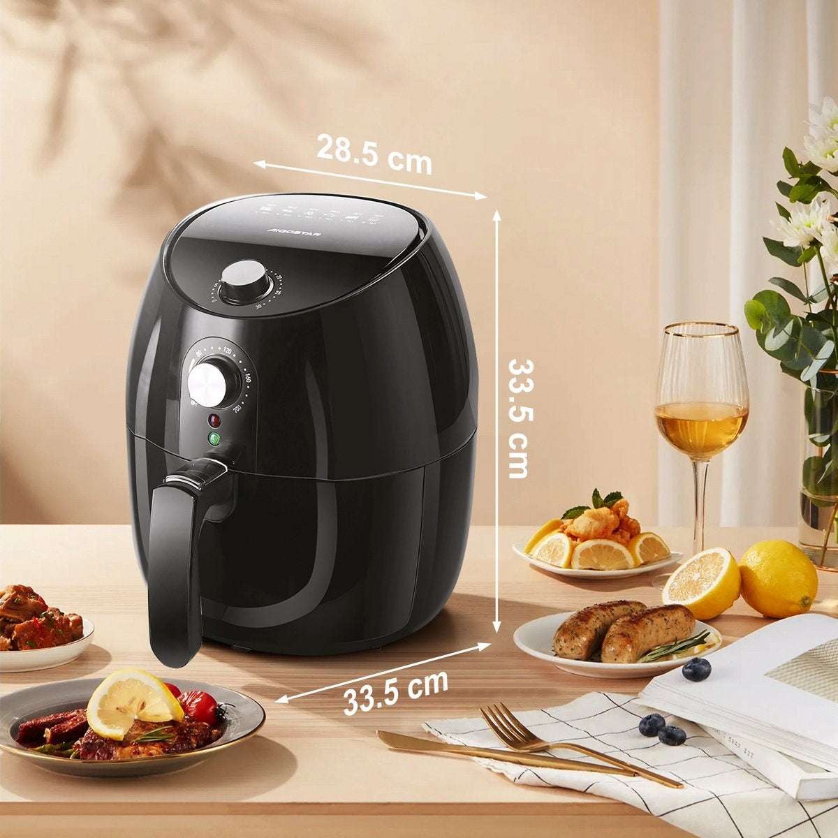Aigostar Heißluftfritteuse – 3,5 Liter – 1500 W