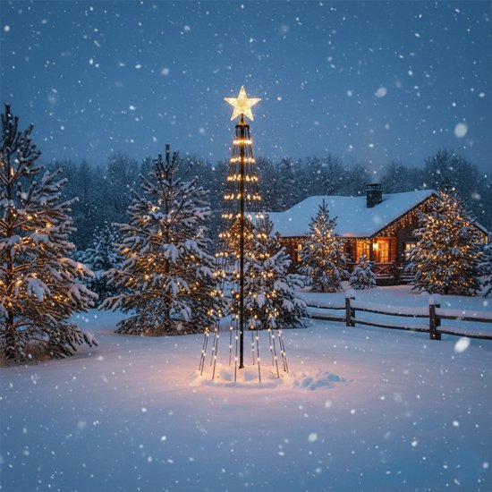 LED-Baum mit 550 Lichtern 300cm, warmweiß