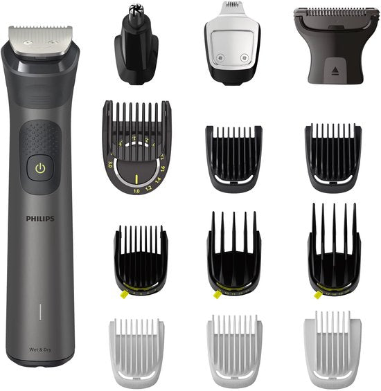 Philips Series 7000 MG7940/75 – All-in-One-Trimmer – 15-in-1 – Gesicht, Haare & Körper – Silber