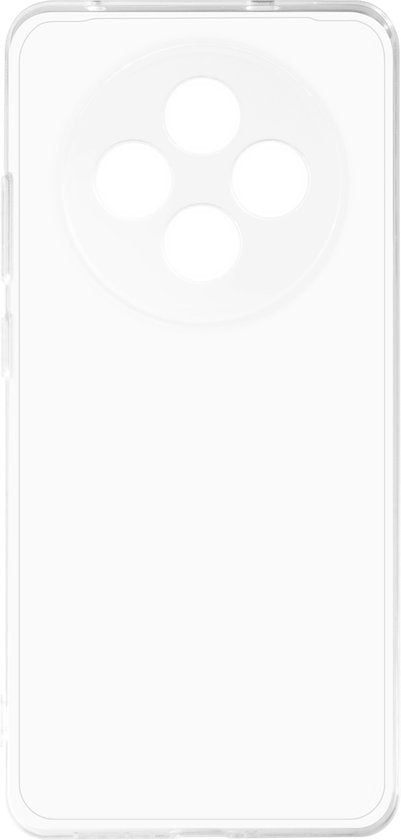 BeHello Oppo Reno12 F Case - Dünne Gel-Hülle - Flexible Oppo Reno12 F Hülle aus Kunststoff - Transparent