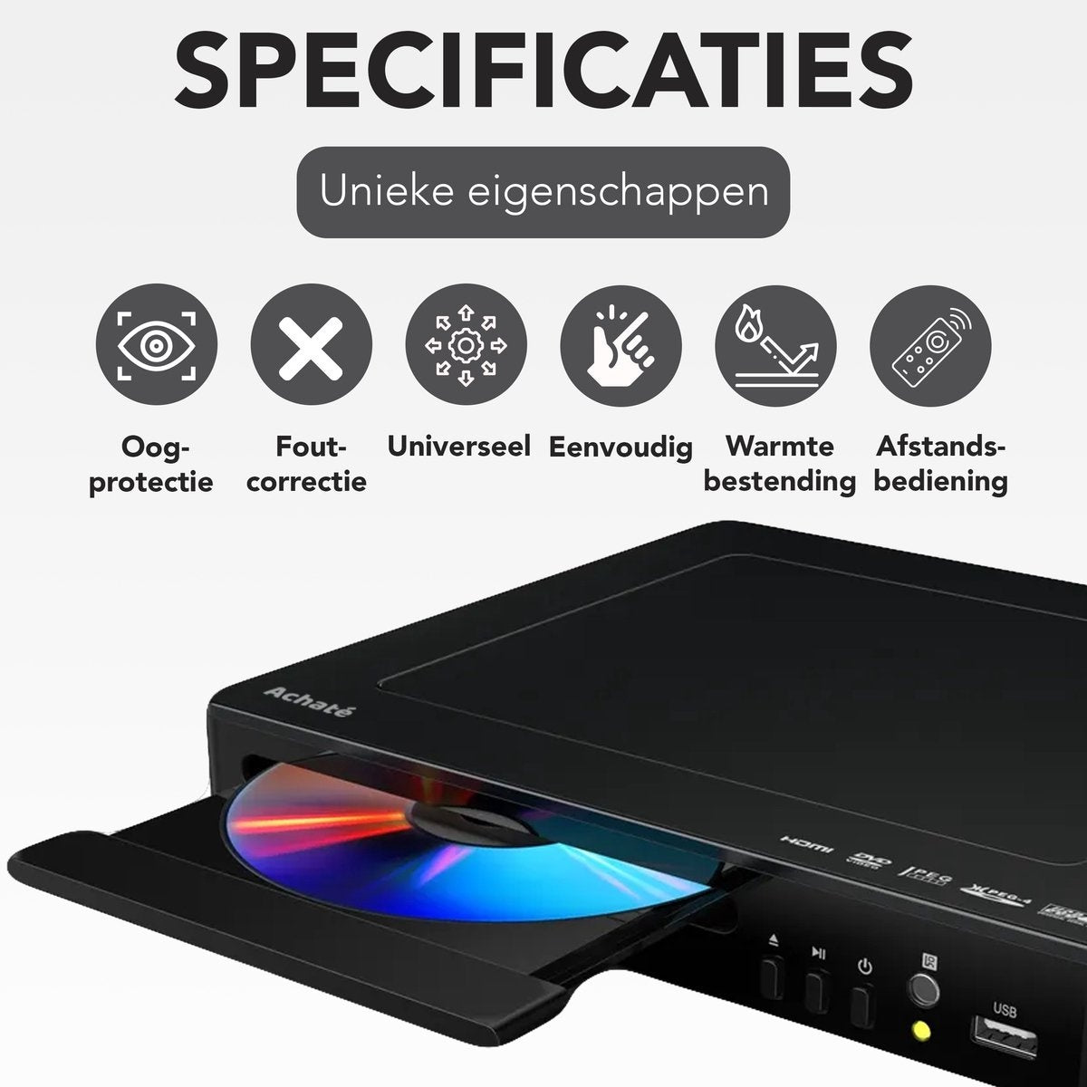 AchatÃ© DVD-Player mit HDMI - USB - 1080p HD