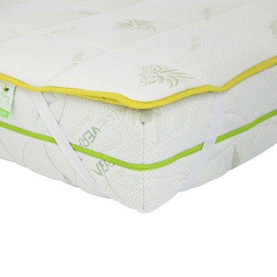Vitality Pur - Matratzenschoner Aloe Vera - Extra Komfort & schützt die Matratze - 90x200 cm