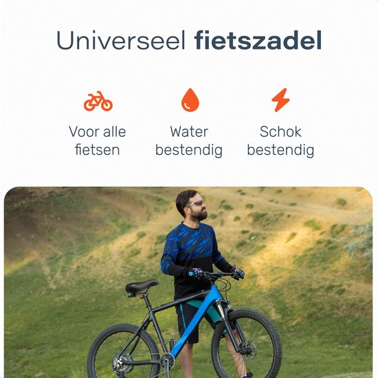 Unisex Fahrradsattel - Ergonomisch - Mit Federung - Fahrradsattel - Gelsattel - Rennrad - Mountainbike - Damen - Sattel - Zubehör - Rocksattel Damen - Fahrradhalter - Sattelschiene - Schwarz - Proskill