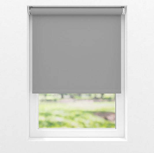 VONROC SMART BLINDS - Elektrisches Rollo - Verlängerung - 150 x 190 - Grau - Ohne Fernbedienung und Ladekabel