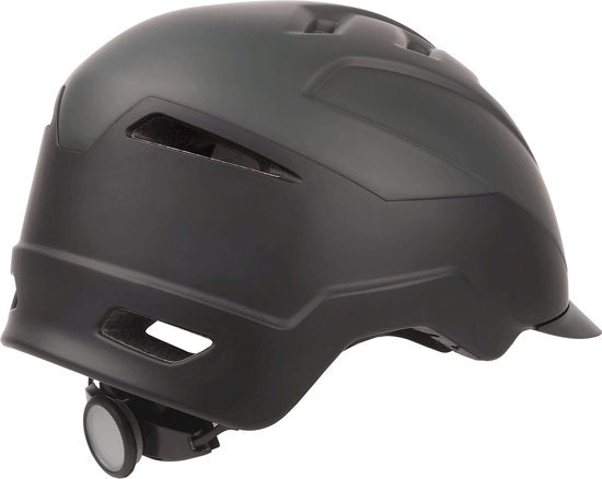 Polisport E-City Speed Pedelec Fahrradhelm – L (59 bis 61 cm) Geeignet für Mopeds – Schwarz