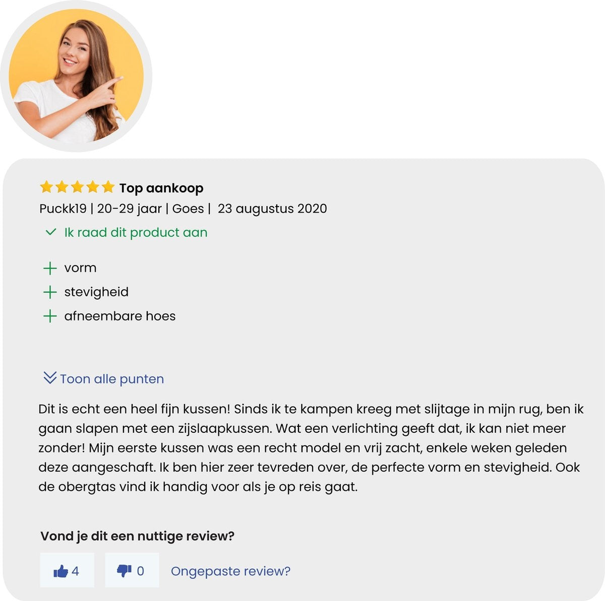 Litollo® - Schwangerschaftskissen (J-förmig) - Umstandskissen - Stillkissen - Körperkissen - 145cm - Abnehmbarer Bezug - Grau