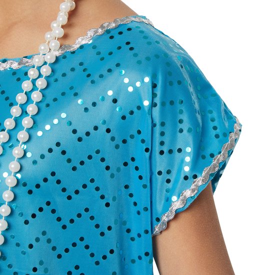 dressforfun – Broadway Girl 128 (7–8 Jahre) – Verkleidungskleidung, Kostüm, Halloween, Verkleiden, Festkleidung, Karnevalskleidung, Karneval, Festkleidung, Partykleidung – 301565