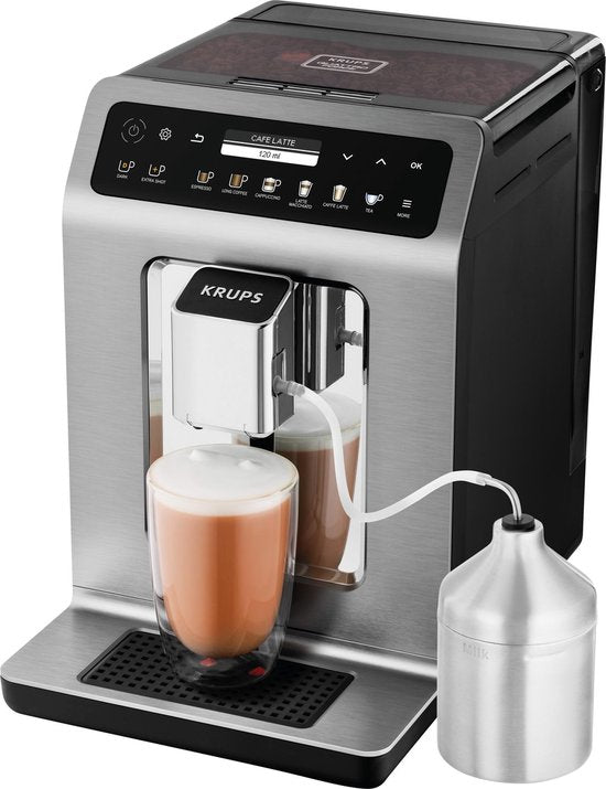 Krups Evidence+ EA894T – Vollautomatische Espressomaschine – Premium-Design – 19 Einstellungen – Individuell anpassbar – Für Espresso und Cappuccino