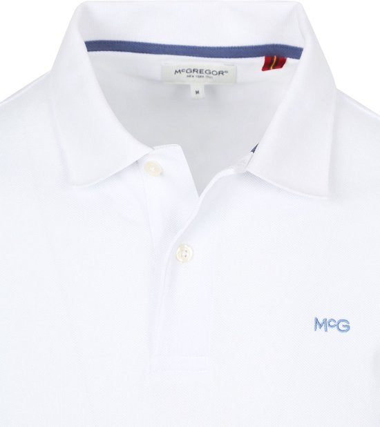 McGregor Piqué-Polo, weiß – Größe 3XL – Herren