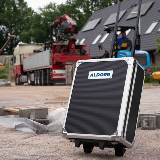 ALDORR Tools – 152 - Teiliges Werkzeugset im Koffer – Werkzeugkasten – Gefüllter Werkzeugkoffer – Werkzeugkiste – Schraubendreherset – Aluminium – Handwerkzeug – Basiswerkzeug – Mit Drehmomentschlüssel mit Ratsche – Geschenk für Männer - Einweihungsgesche