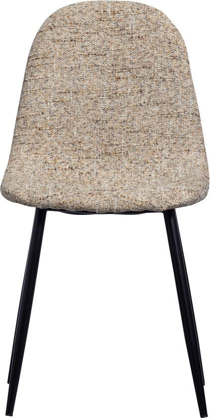 Esszimmerstuhl Marije - Chenille - Natur - 4er Set