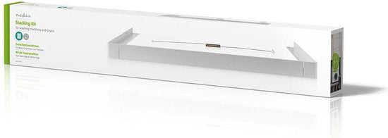 Nedis Universal-Stapelset für Waschmaschine und Wäschetrockner – Universal – 605 mm – Weiß