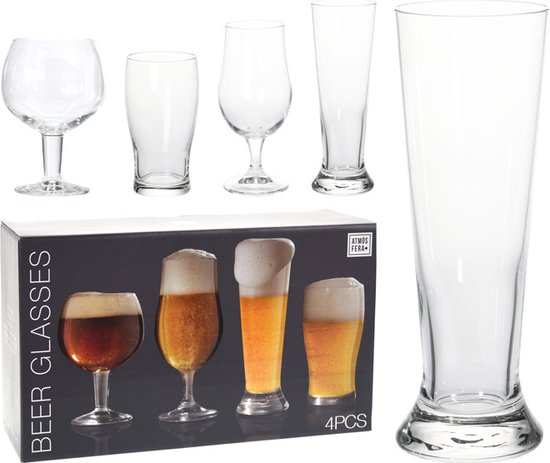 Biergläser-Set, 4er-Set