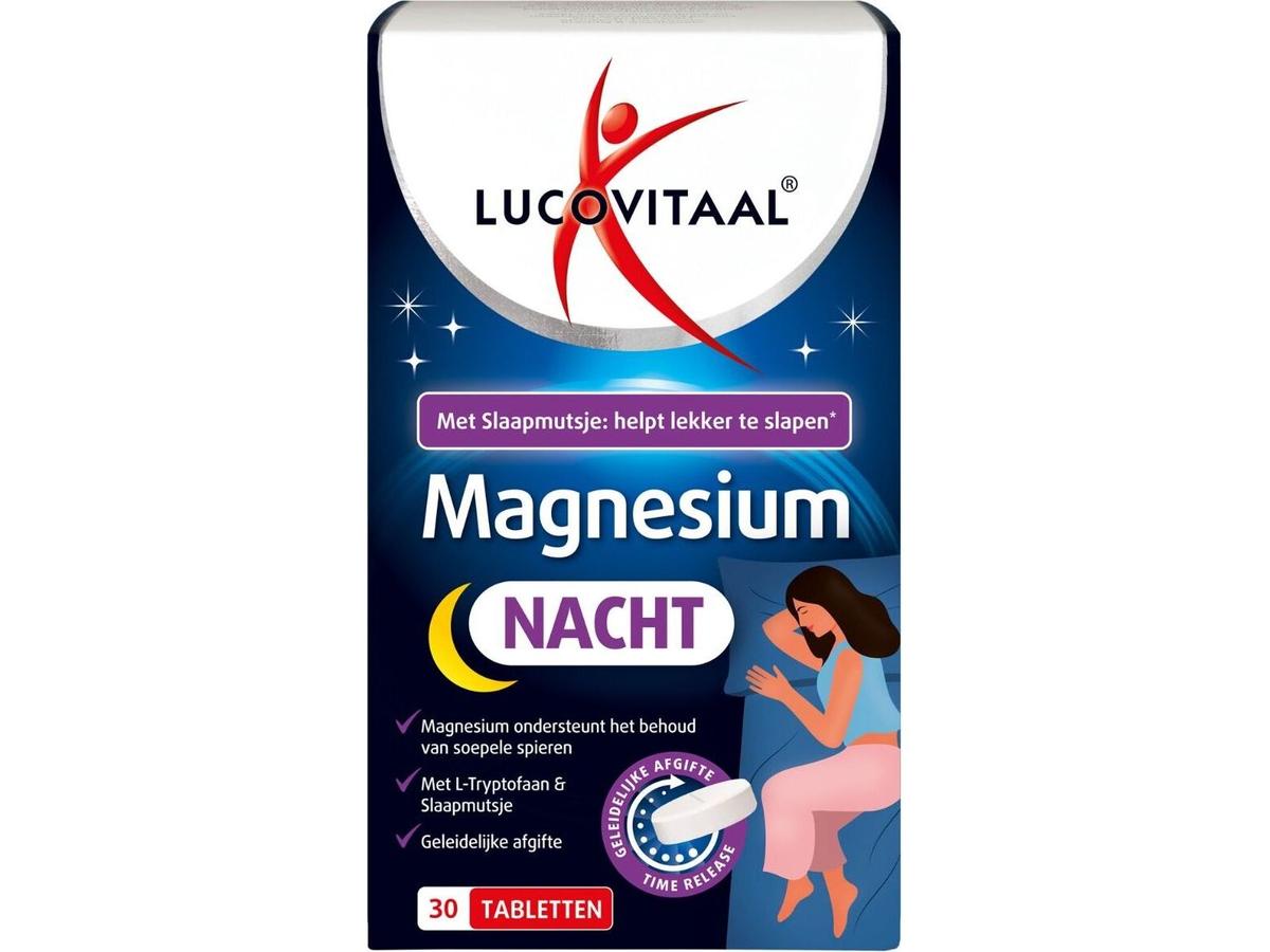 Lucovitaal Magnesium-Nacht-Komplex – 4 x 30 Tabletten – Sonderangebot