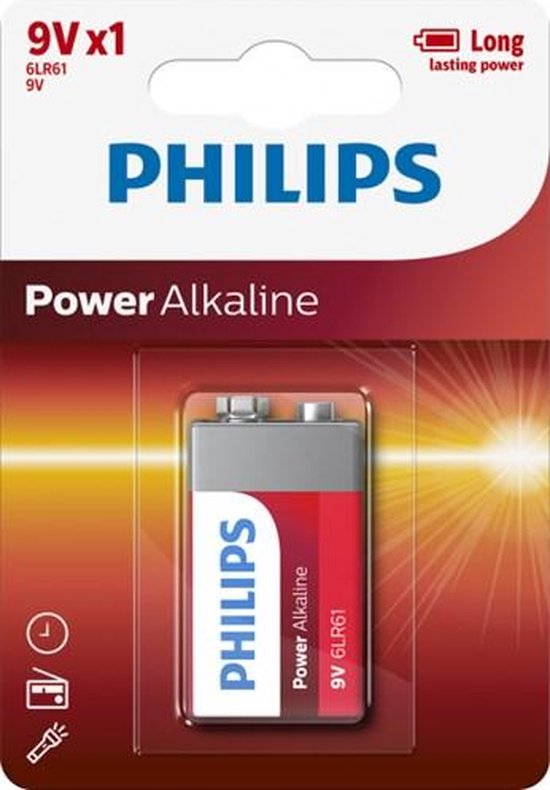 Philips 6LR61P1B - 9V E Batterie - 1 Stück