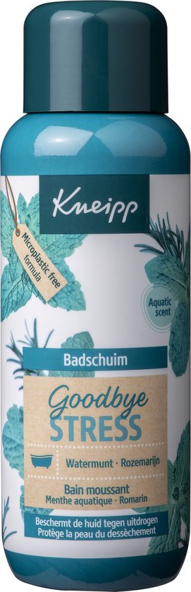 Kneipp Goodbye Stress – Badeschaum – Wasserminze und Rosmarin – 400 ml