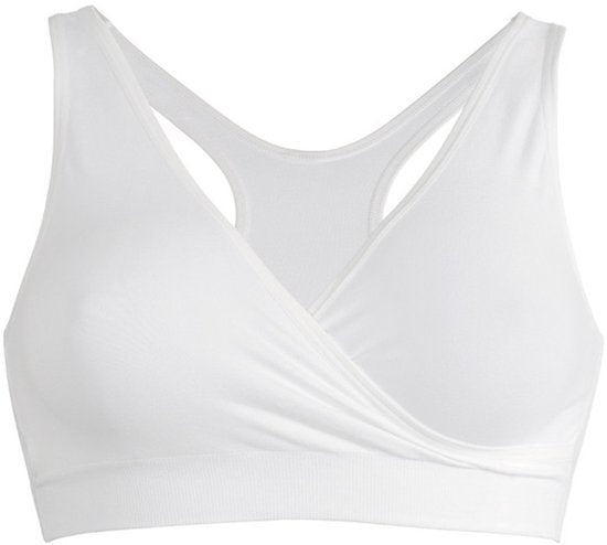 Medela Keep Cool Sleep Schwangerschafts- und Still-BH, weiß, M