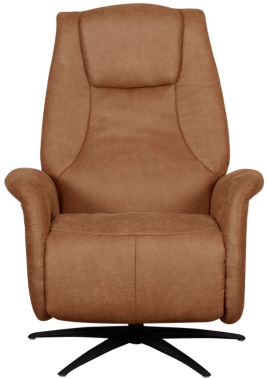 LABEL51 Stockholm Sessel – Braun – Stoff – 1-Motor – – – Mit Armlehne