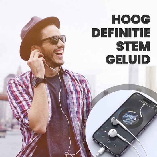 Golden Sound Wired Earbuds - Ohrhörer mit Kabel und Mikrofon - 3,5 mm Klinkenanschluss