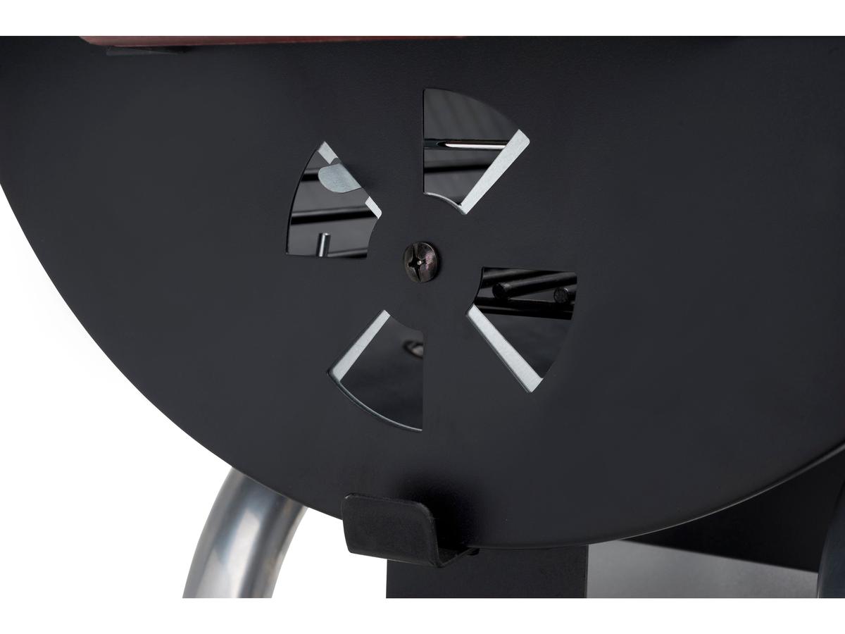 Landmann Black Taurus 440 Holzkohlegrill – Robustes Design – Große Grillfläche