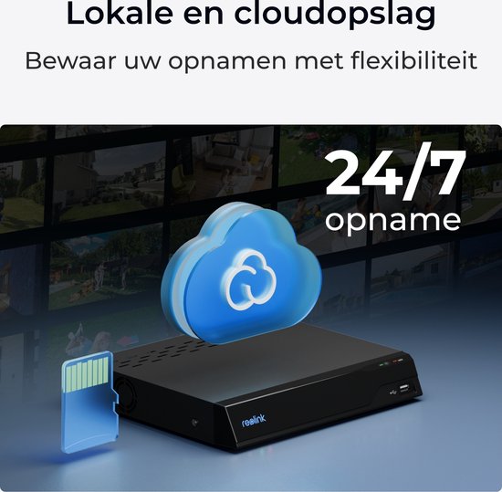 Reolink 2K 4MP Kompakte Außenüberwachungskamera, 2,4/5 GHz WLAN, Erkennung von Personen/Fahrzeugen/Tieren, Farb-Nachtsicht