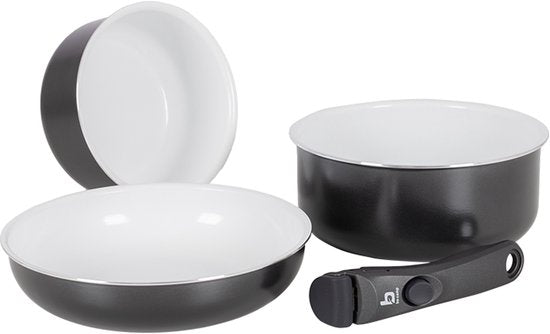 Bo-Camp – Kochgeschirrset – Expedition – Induktion – 4-teilig