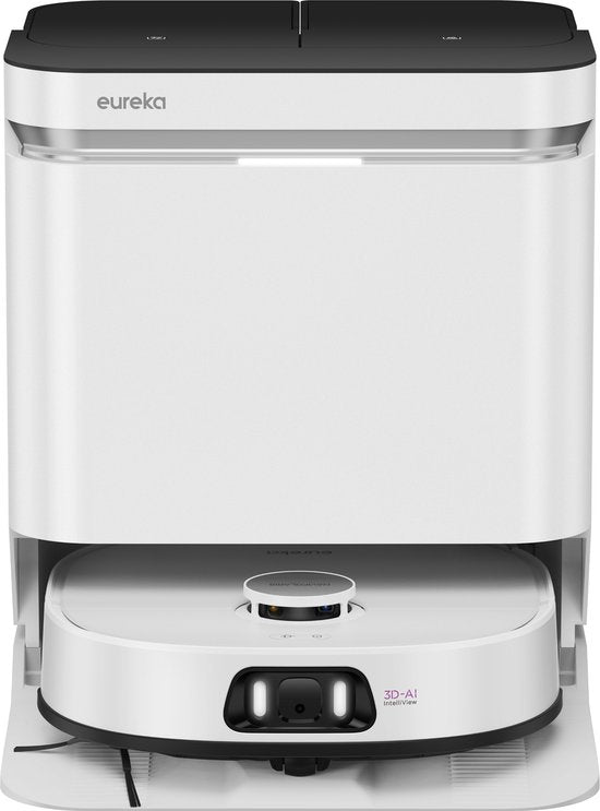 Eureka – J15 Pro Ultra white – Staubsaugerroboter mit Wischfunktion – selbstreinigende Ladestation