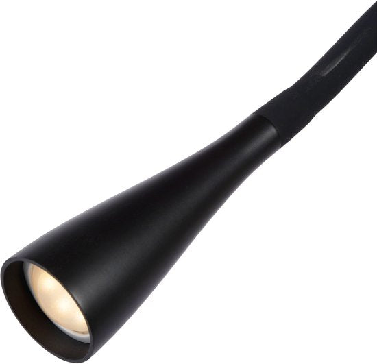 Lucide ZOZY – Leselampe – LED 3-Stufen-Dimmer – 1x4 W, 3000 K – Schwarz