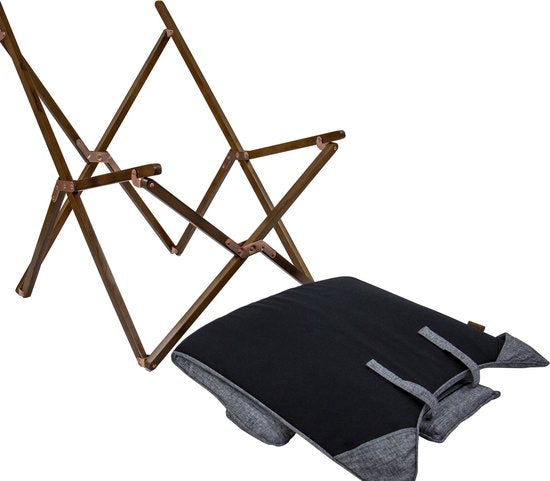 Bo-Camp – Urban Outdoor – Liegestuhl – Bloomsbury – M – Oxford-Polyester – Grau