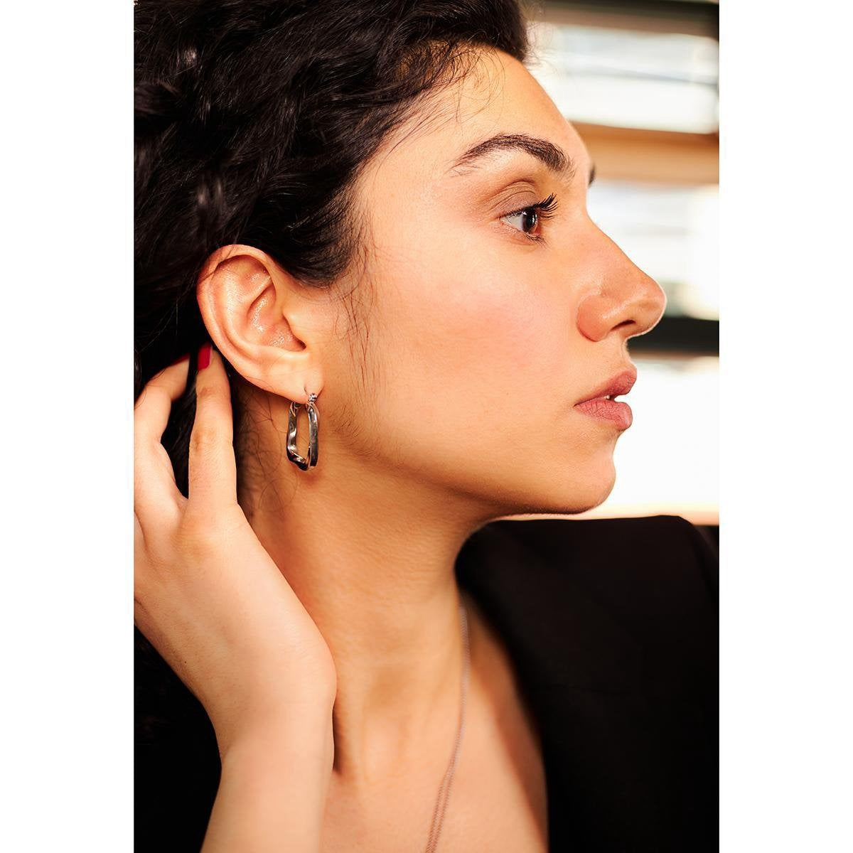 Laura Ferini Damen-Ohrringe Piazza Silber - Silber-Ohrringe - Damen-Ohrringe - Schmuck - Accessoires - Schmuck