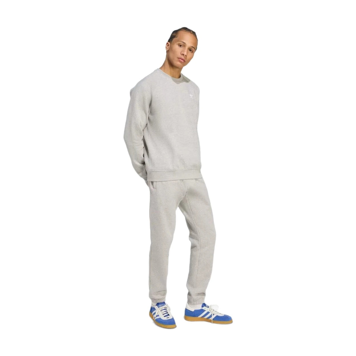 adidas Trefoil Essentials Sweatshirt – JY6140 – Grau – Größe L