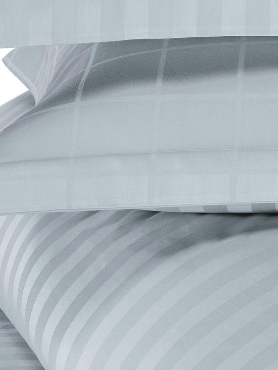 De Witte Lietaer Bettbezug Baumwolle Satin Zygo - Einzel - 140 x 220 cm - Blau