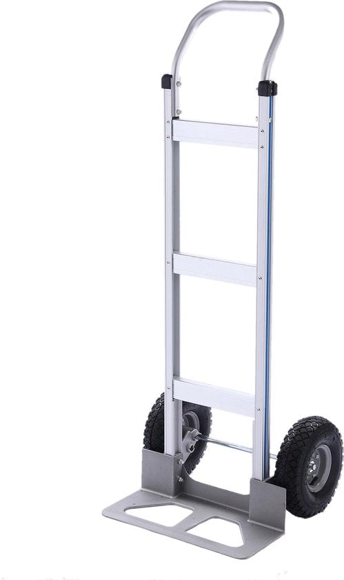 BRASQ Faltbarer Aluminium-Trolley - Kapazität 250 KG - Transportwagen - Plattformwagen - Trolley